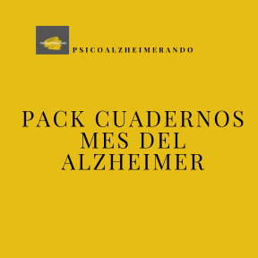 PACK Cuadernos mes del Alzheimer