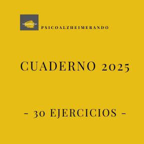CUADERNO DE ESTIMULACIÓN COGNITIVA 2025 - 30 ejercicios -